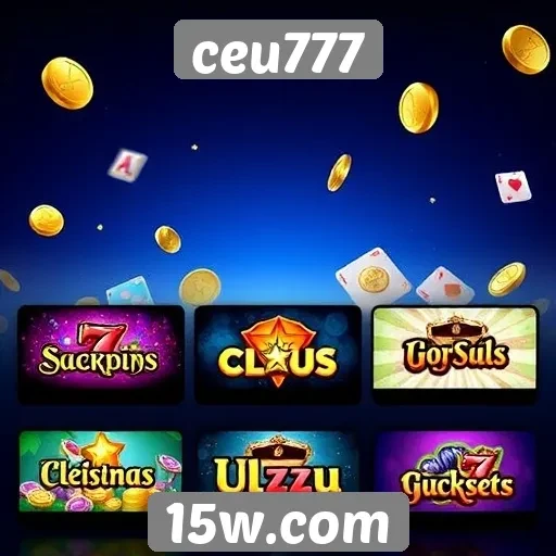 Tipos de jogos oferecidos no site ceu777